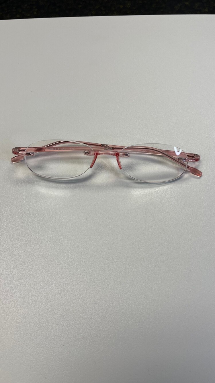 CELS BLUSH Pink Rimless Eyeglasses 56[]15 135